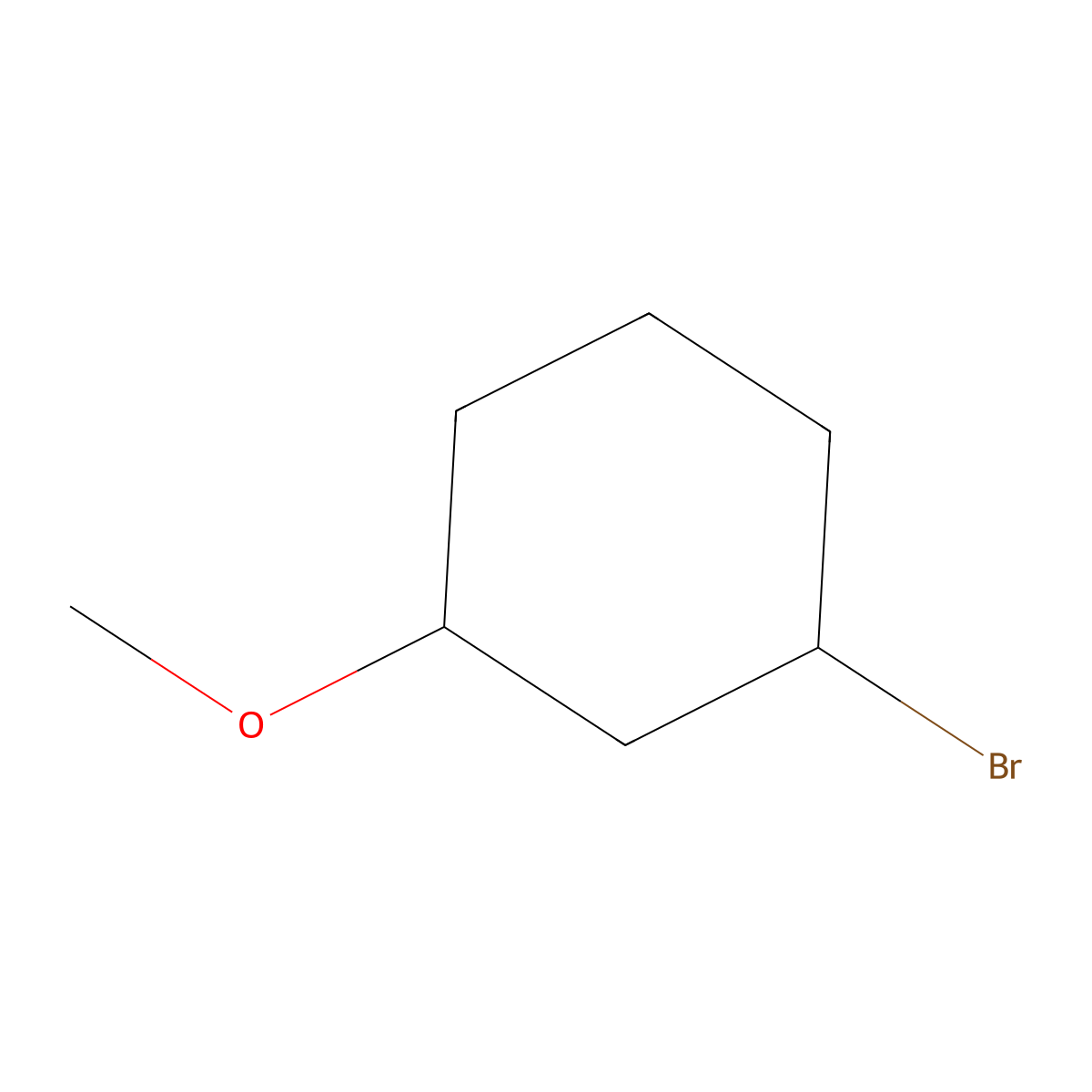 1-Bromo-3-methoxycyclohexane molecular structure, CAS 1533933-93-5