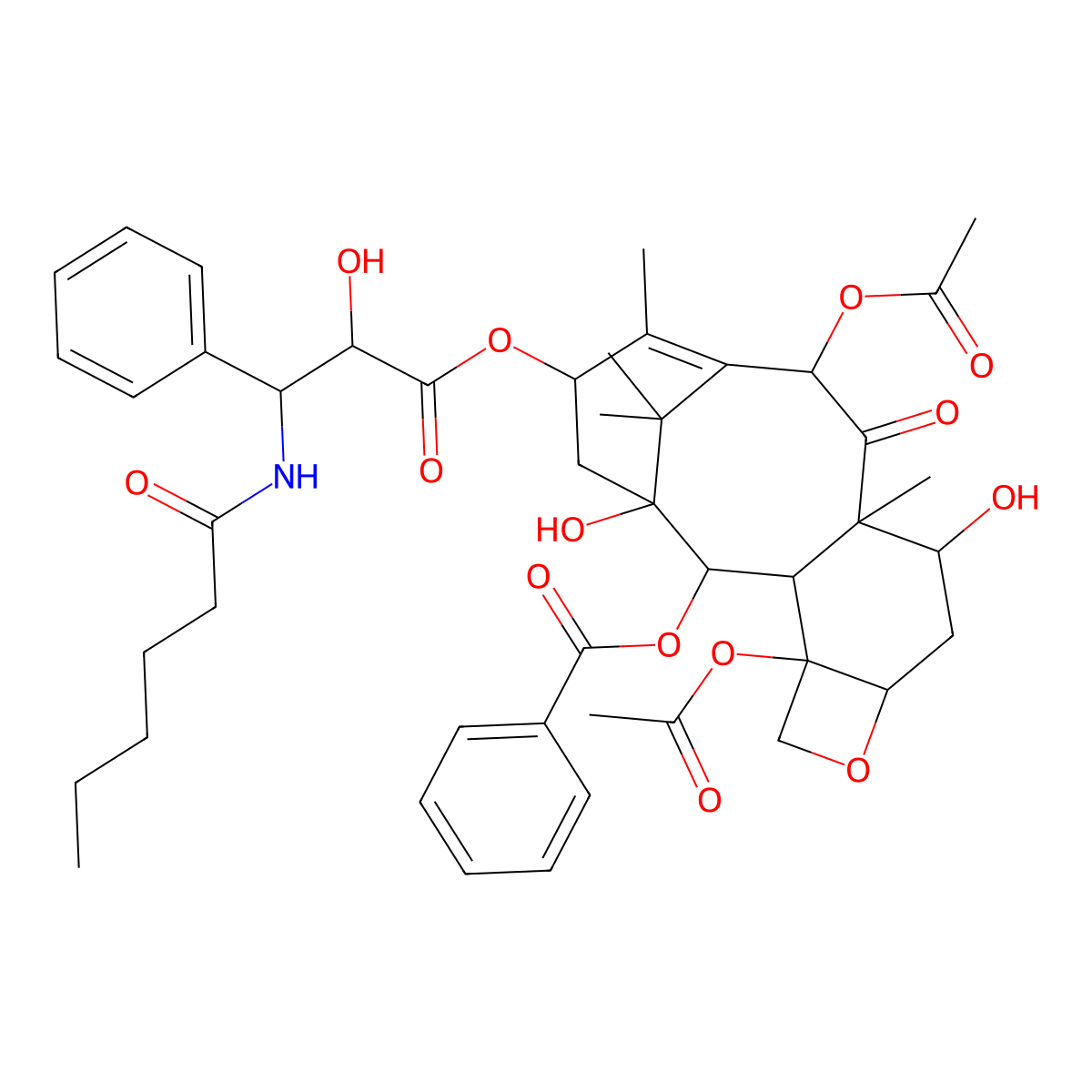 Taxol C molecular structure, CAS 153415-45-3