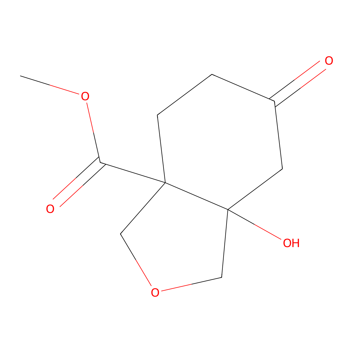 rac-methyl (3aR,7aR)-7a-hydroxy-6-oxo-octahydro-2-benzofuran-3a-carboxylate molecular structure, CAS 1534351-17-1