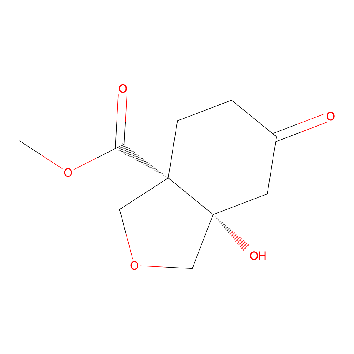 rac-methyl (3aR,7aR)-7a-hydroxy-6-oxo-octahydro-2-benzofuran-3a-carboxylate molecular structure, CAS 1534351-17-1