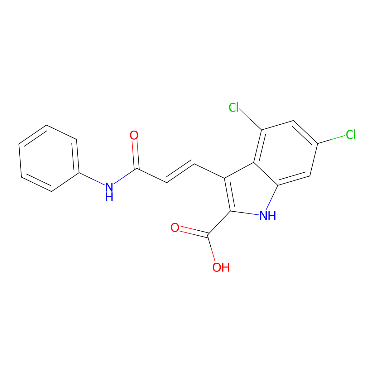 Gavestinel molecular structure, CAS 153436-22-7