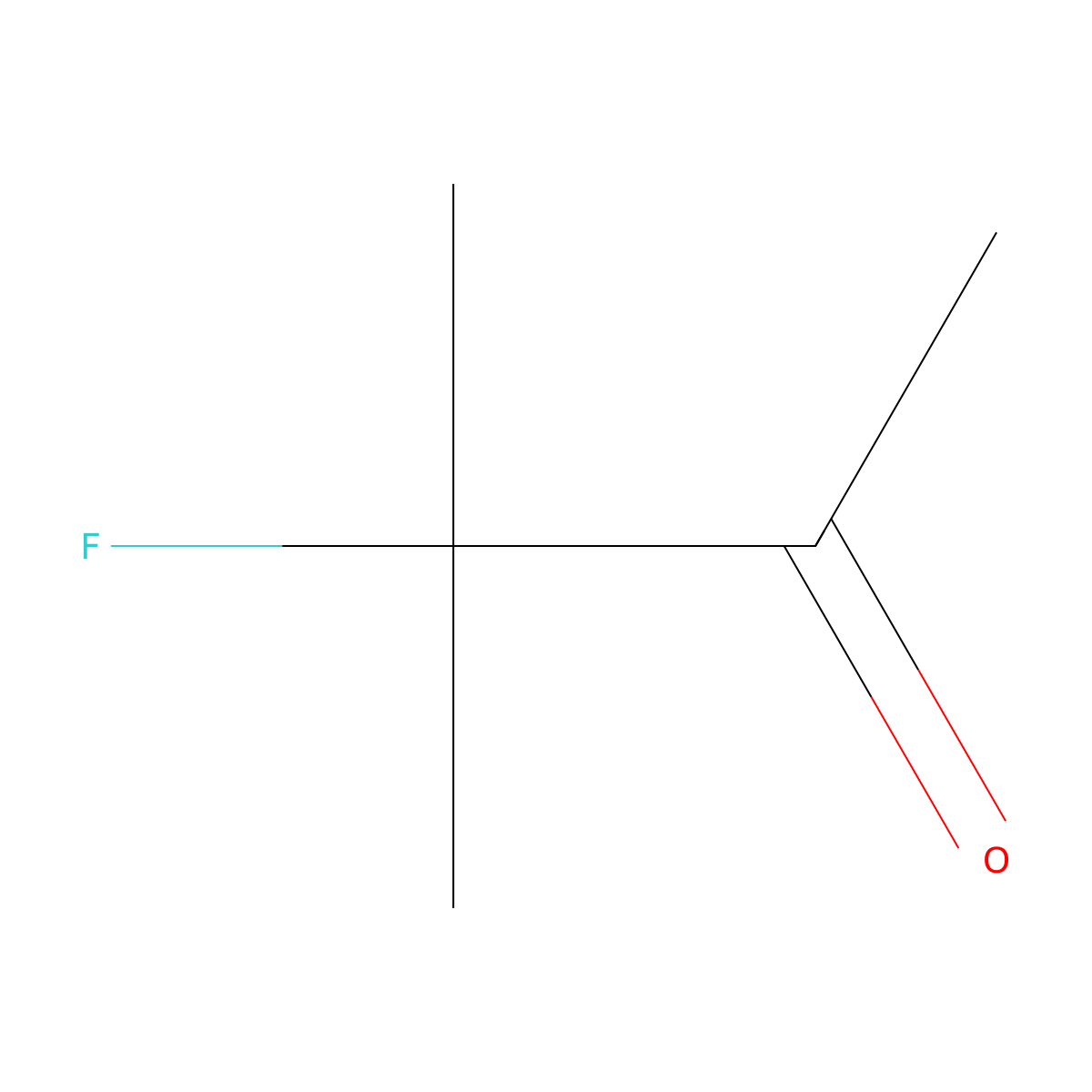 3-Fluoro-3-methylbutan-2-one molecular structure, CAS 15344-28-2