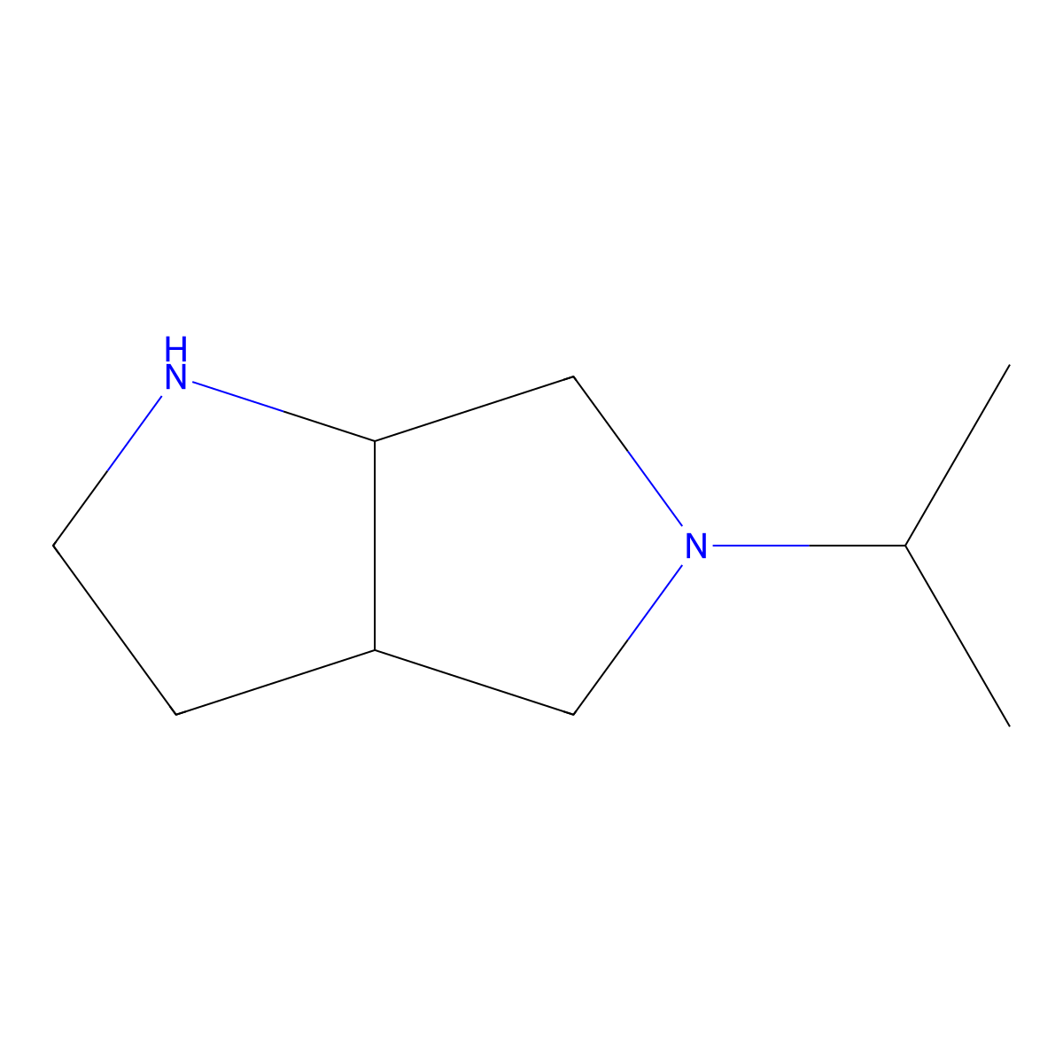 cis-5-Isopropyloctahydropyrrolo[3,4-b]pyrrole molecular structure, CAS 1534436-10-6