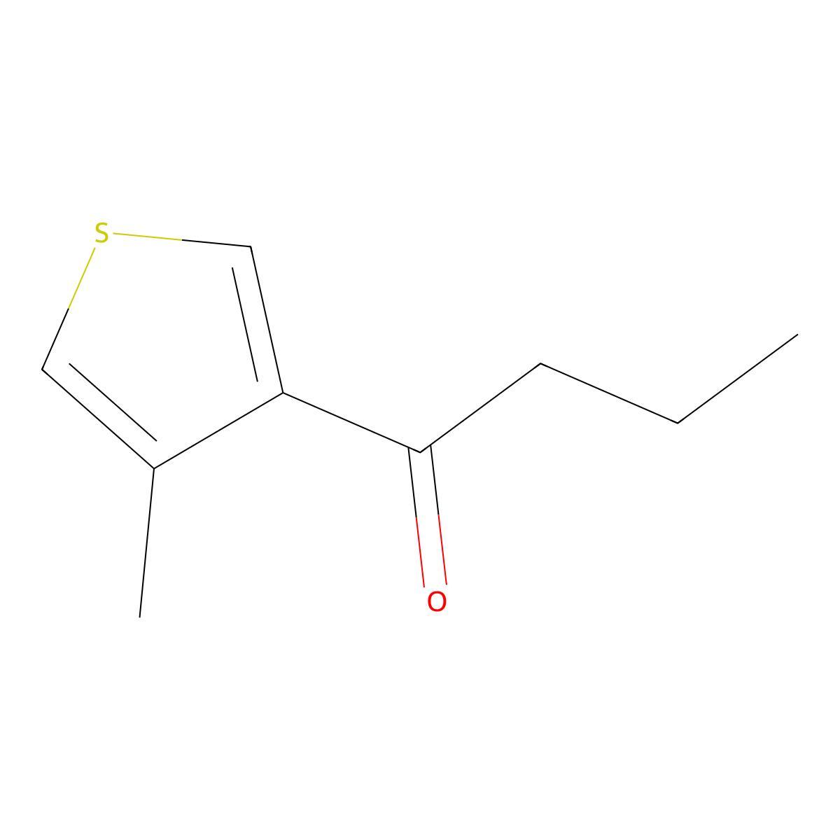 1-(4-Methylthiophen-3-yl)butan-1-one molecular structure, CAS 1534496-70-2