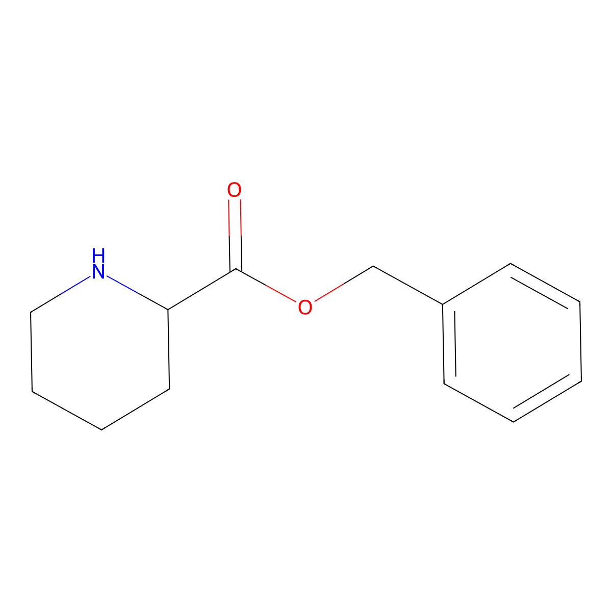 (R)-Benzyl piperidine-2-carboxylate molecular structure, CAS 153460-98-1