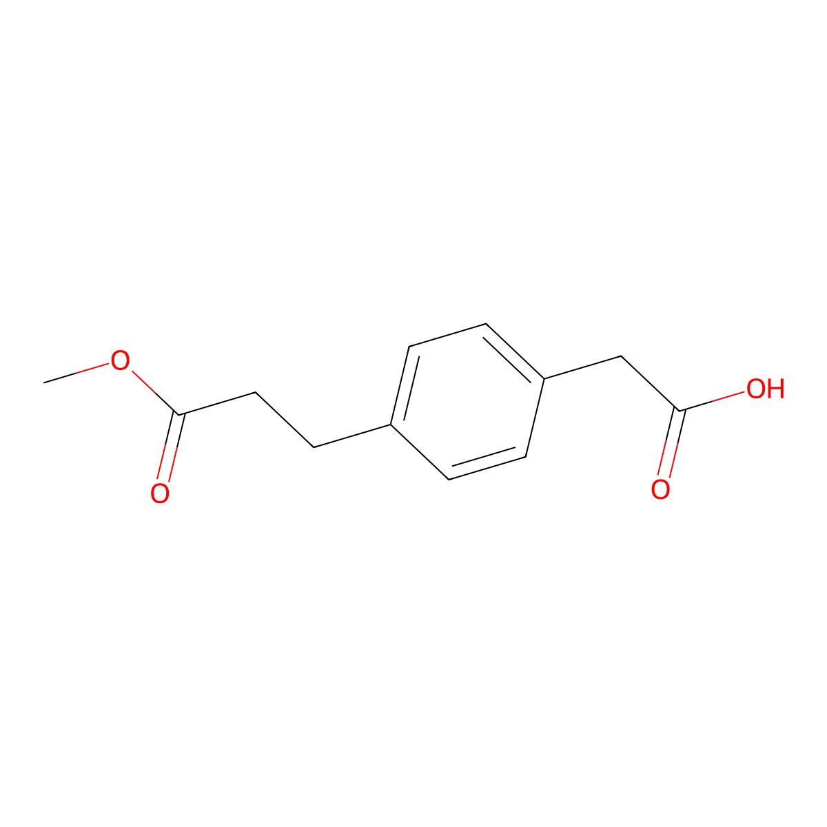 Benzenepropanoic acid, 4-(carboxymethyl)-,-alpha--methyl ester (9CI) molecular structure, CAS 153464-16-5