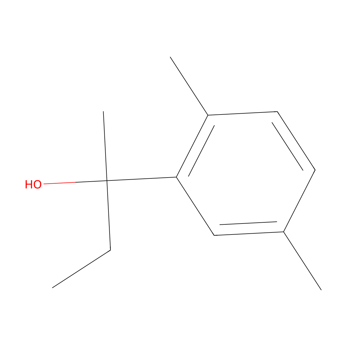 2-(2,5-Dimethylphenyl)-2-butanol molecular structure, CAS 153477-94-2