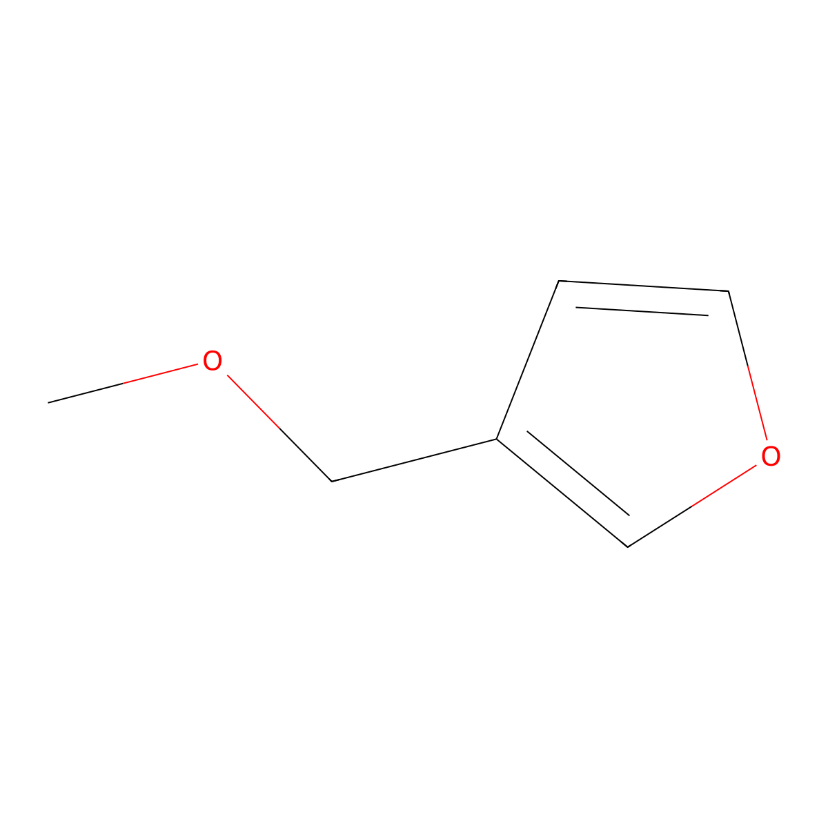 3-(Methoxymethyl)furan molecular structure, CAS 153498-16-9