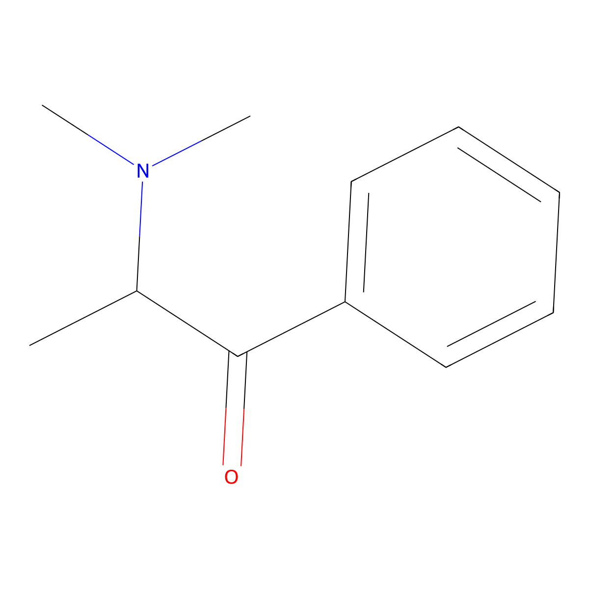 Metamfepramone molecular structure, CAS 15351-09-4