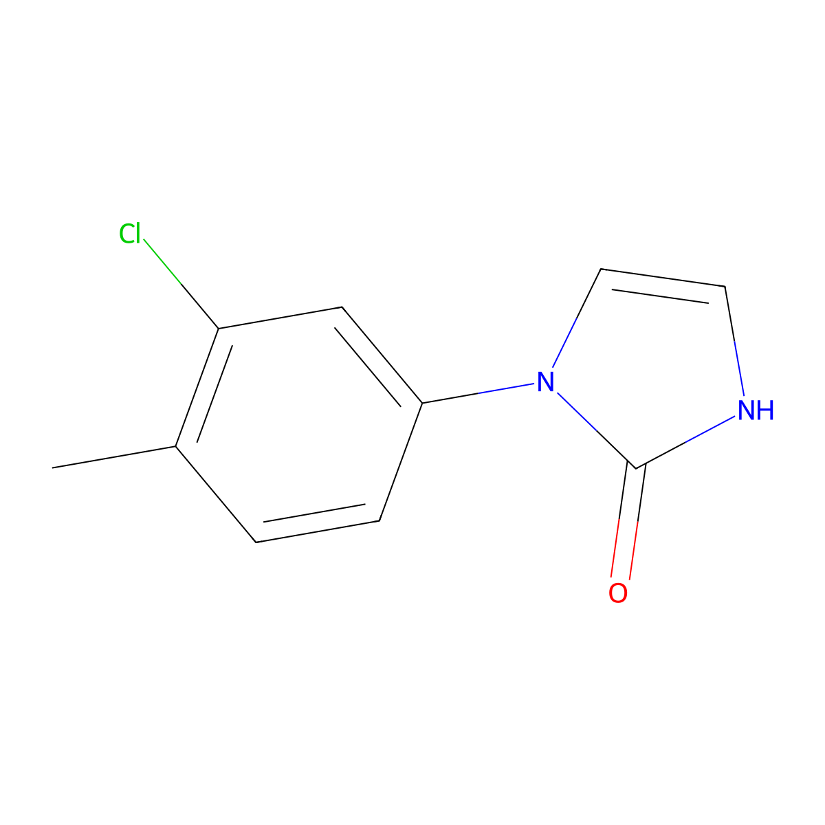 1-(3-chloro-4-methylphenyl)-2,3-dihydro-1H-imidazol-2-one molecular structure, CAS 1535310-94-1