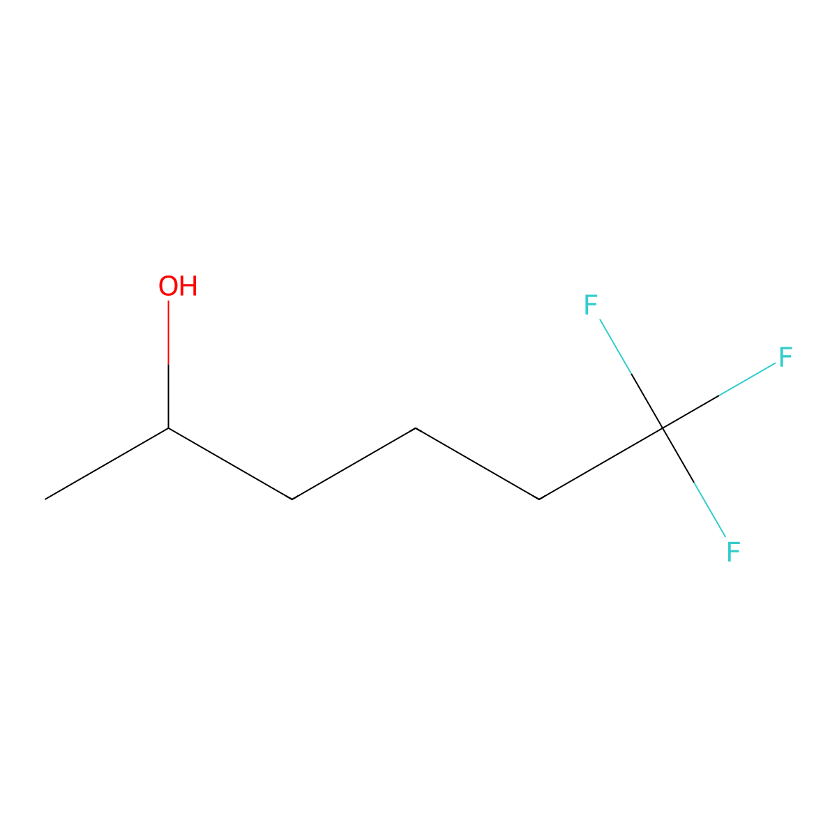 6,6,6-Trifluorohexan-2-ol molecular structure, CAS 1535364-59-0