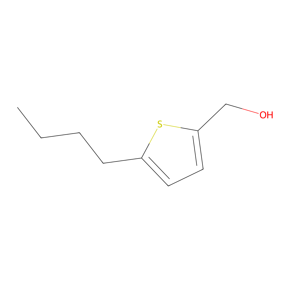 (5-Butylthiophen-2-yl)methanol molecular structure, CAS 153561-68-3