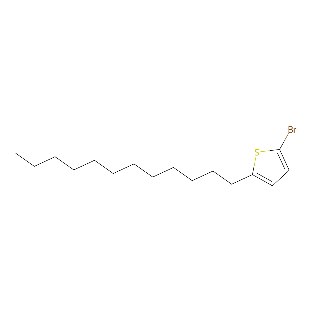 2-Bromo-5-dodecylthiophene molecular structure, CAS 153561-74-1