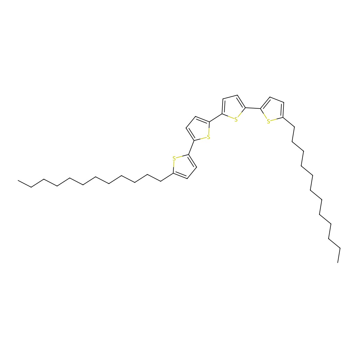 5,5'''-Didodecyl-2,2':5',2'':5'',2'''-quaterthiophene molecular structure, CAS 153561-79-6