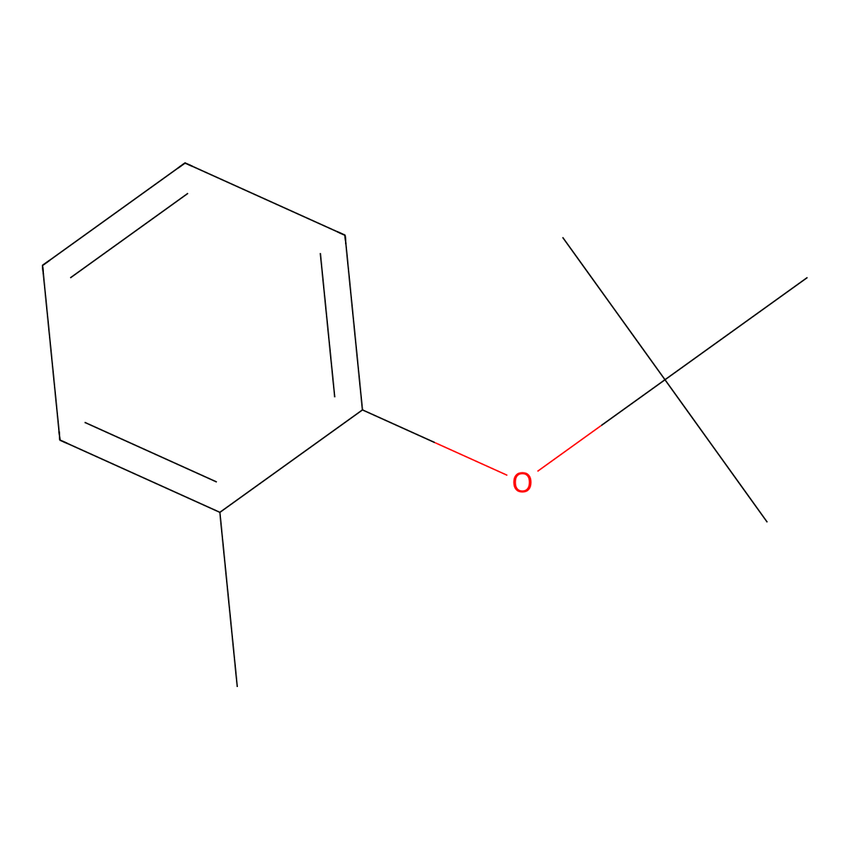 Benzene, 1-(1,1-dimethylethoxy)-2-methyl- molecular structure, CAS 15359-96-3