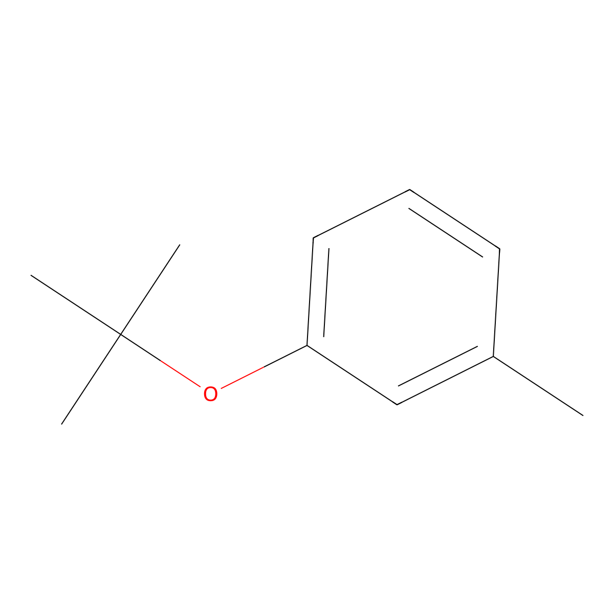 Benzene, 1-(1,1-dimethylethoxy)-3-methyl- molecular structure, CAS 15359-97-4