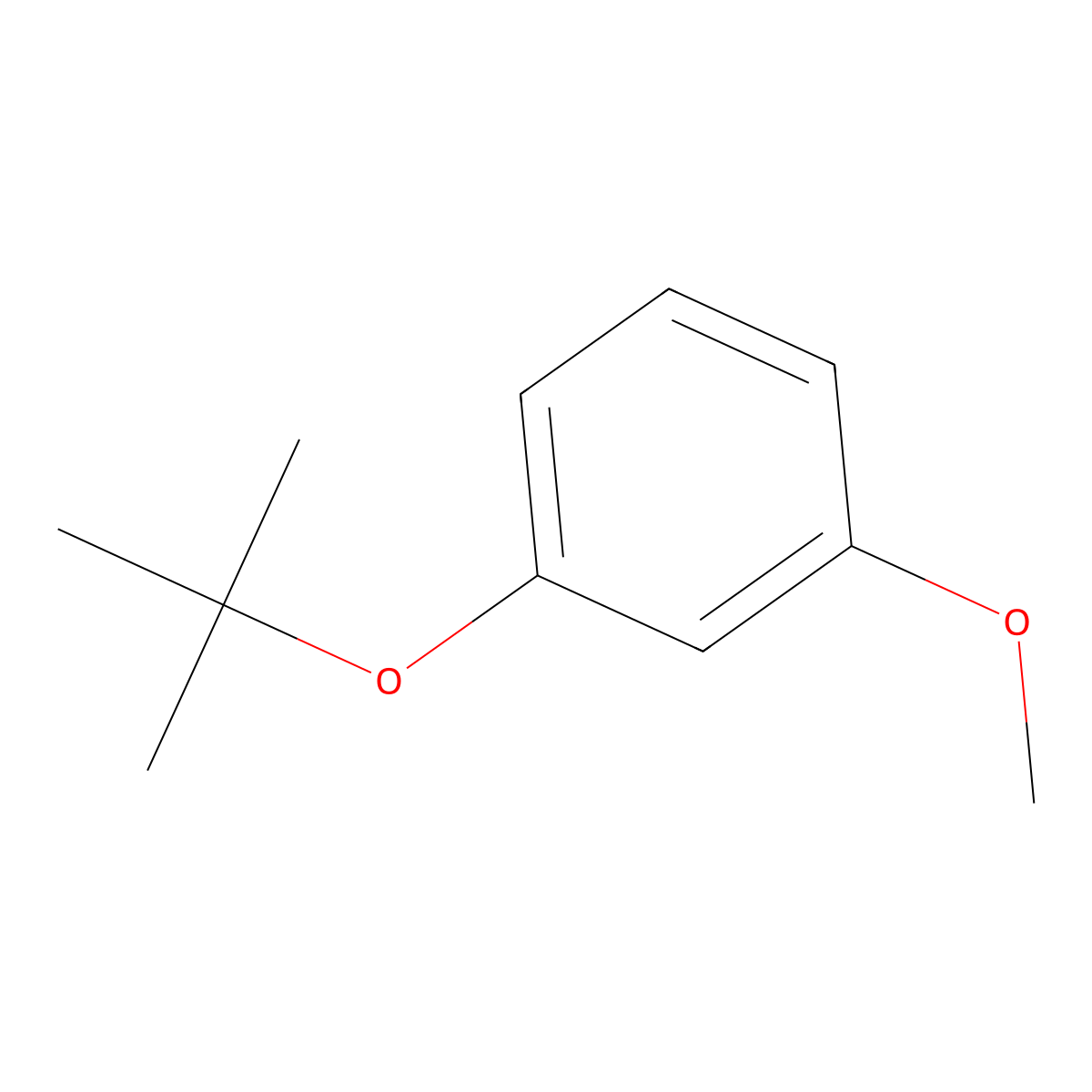 1-(1,1-Dimethylethoxy)-3-methoxybenzene molecular structure, CAS 15359-99-6