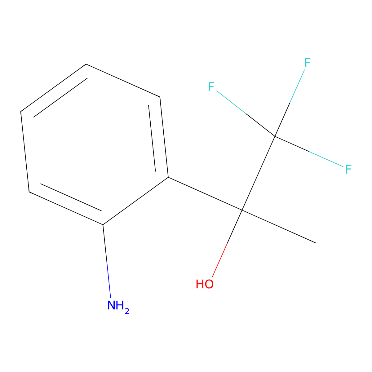 2-(2-Aminophenyl)-1,1,1-trifluoro-2-propanol molecular structure, CAS 1535978-10-9