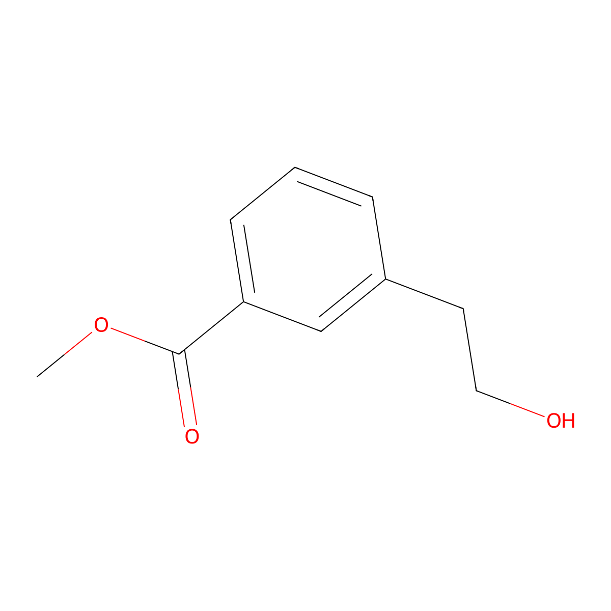 Methyl 3-(2-hydroxyethyl)benzoate molecular structure, CAS 153599-45-2