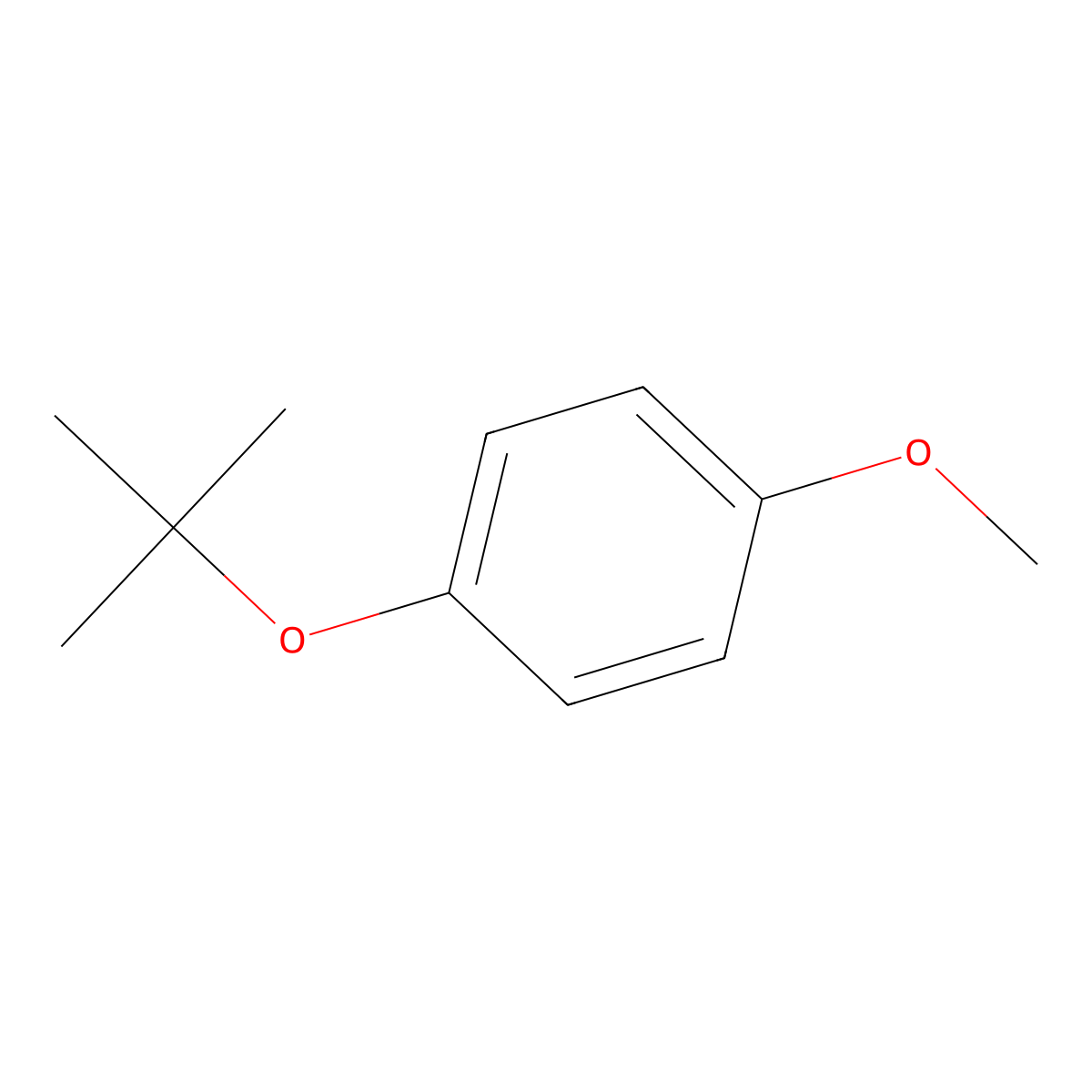 p-tert-Butoxyanisole molecular structure, CAS 15360-00-6