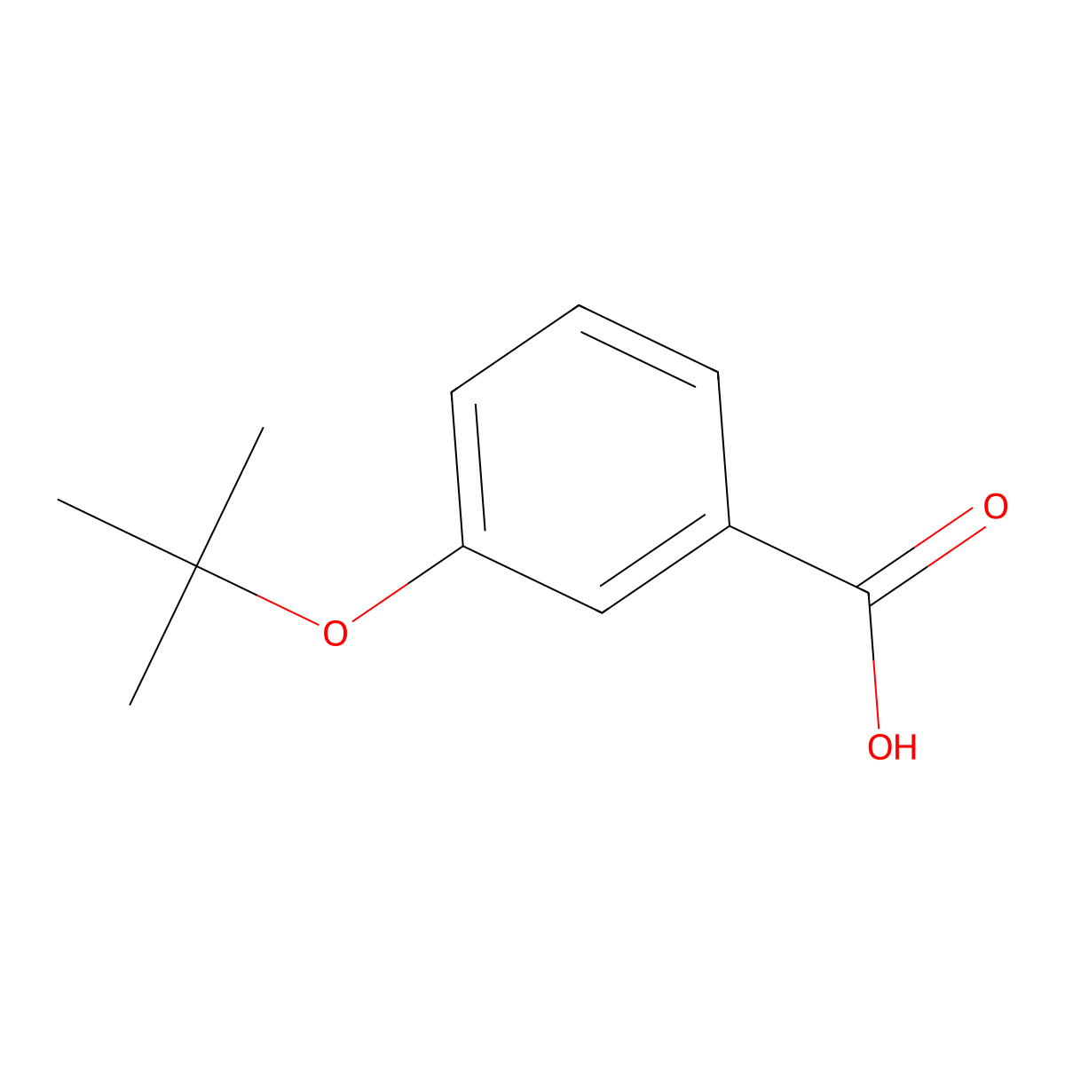 3-(Tert-butoxy)benzoic acid molecular structure, CAS 15360-02-8