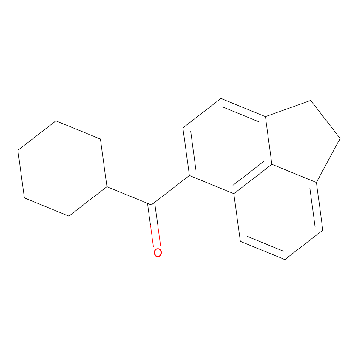 Cyclohexyl(1,2-dihydroacenaphthylen-5-yl)methanone molecular structure, CAS 1536144-25-8