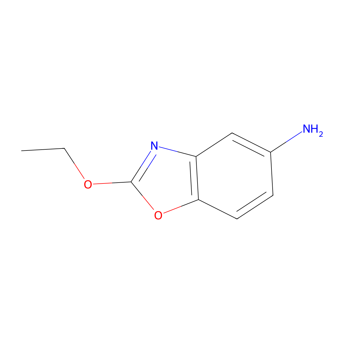 2-Ethoxy-1,3-benzoxazol-5-amine molecular structure, CAS 1536187-15-1