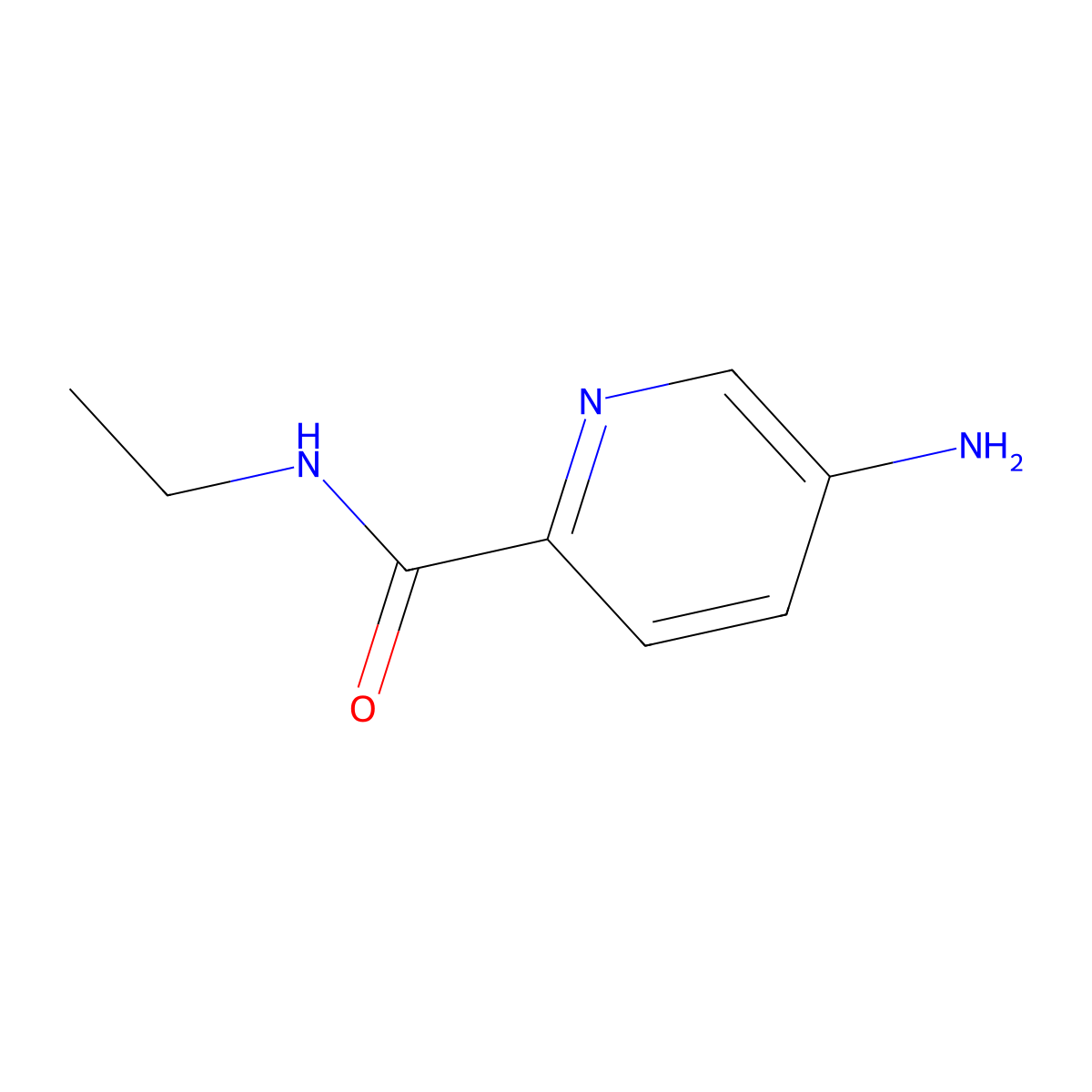 5-Amino-N-ethylpyridine-2-carboxamide molecular structure, CAS 1536219-93-8
