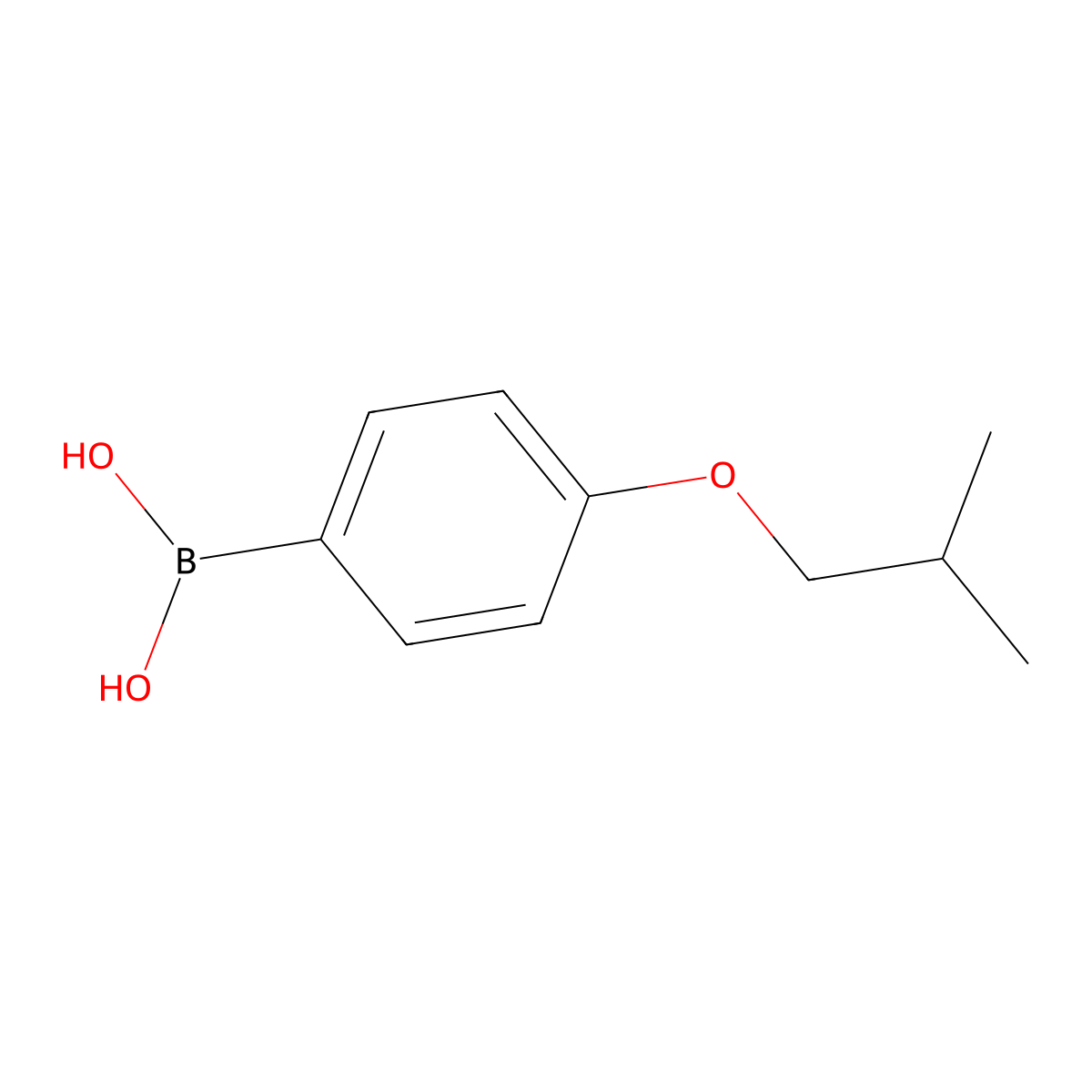 4-Isobutoxyphenylboronic acid molecular structure, CAS 153624-44-3