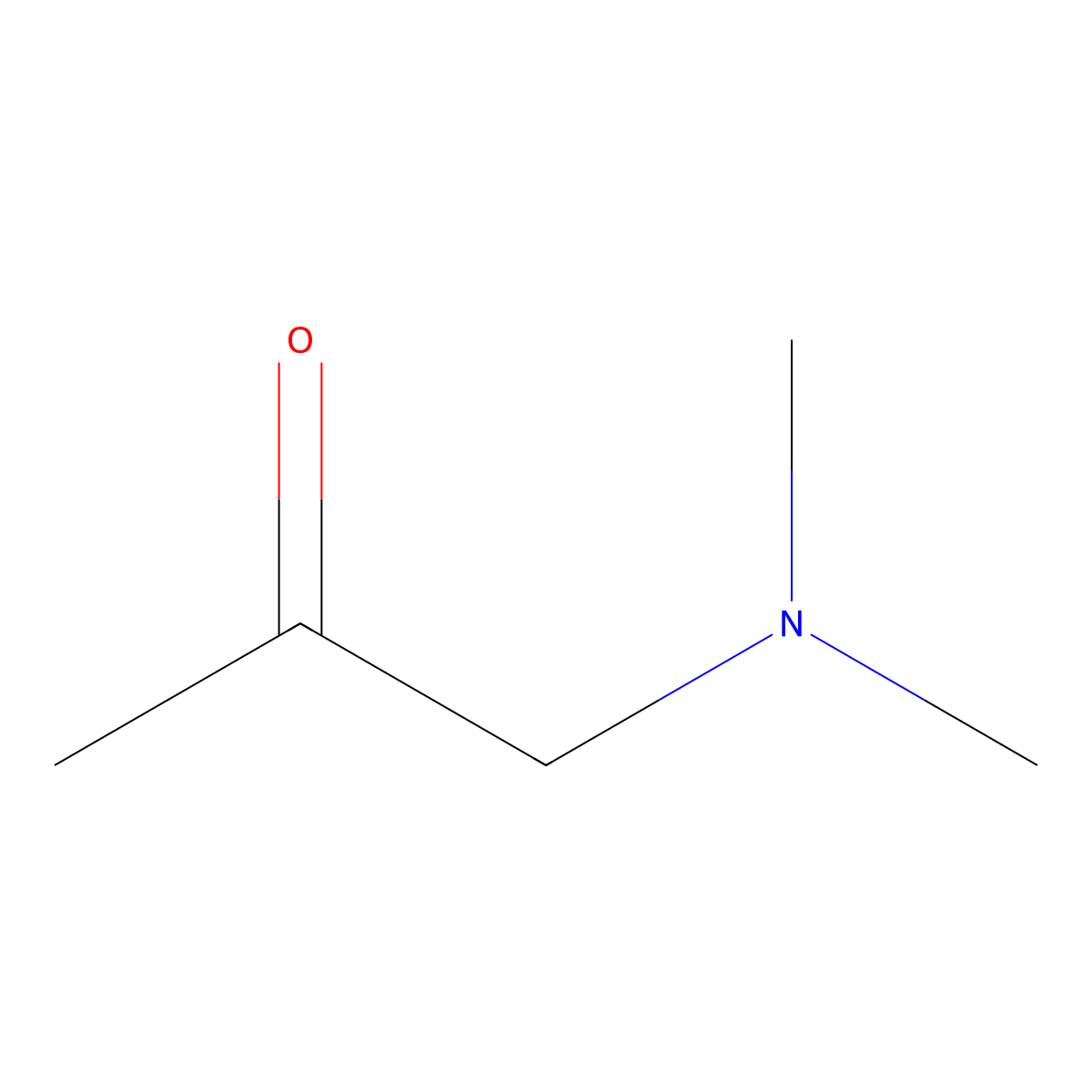 (Dimethylamino)acetone molecular structure, CAS 15364-56-4