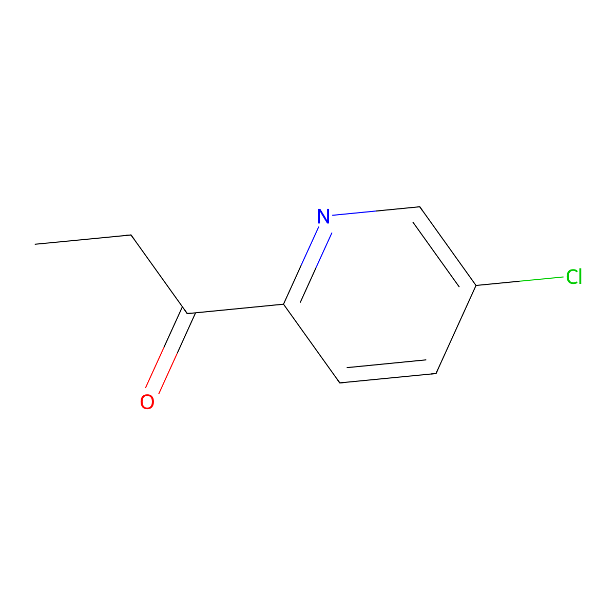 1-(5-Chloropyridin-2-yl)propan-1-one molecular structure, CAS 1536438-57-9