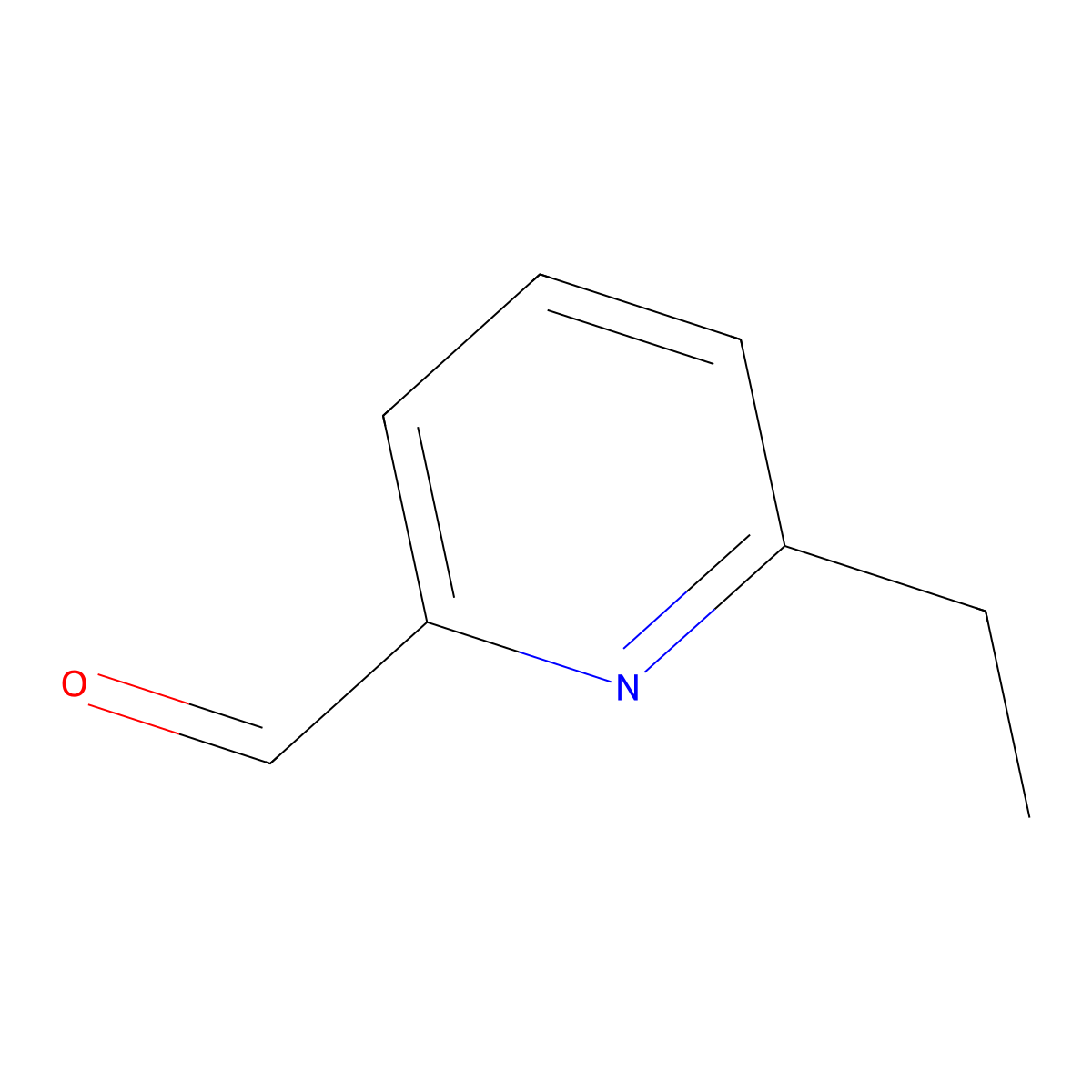 6-Ethylpyridine-2-carbaldehyde molecular structure, CAS 153646-82-3