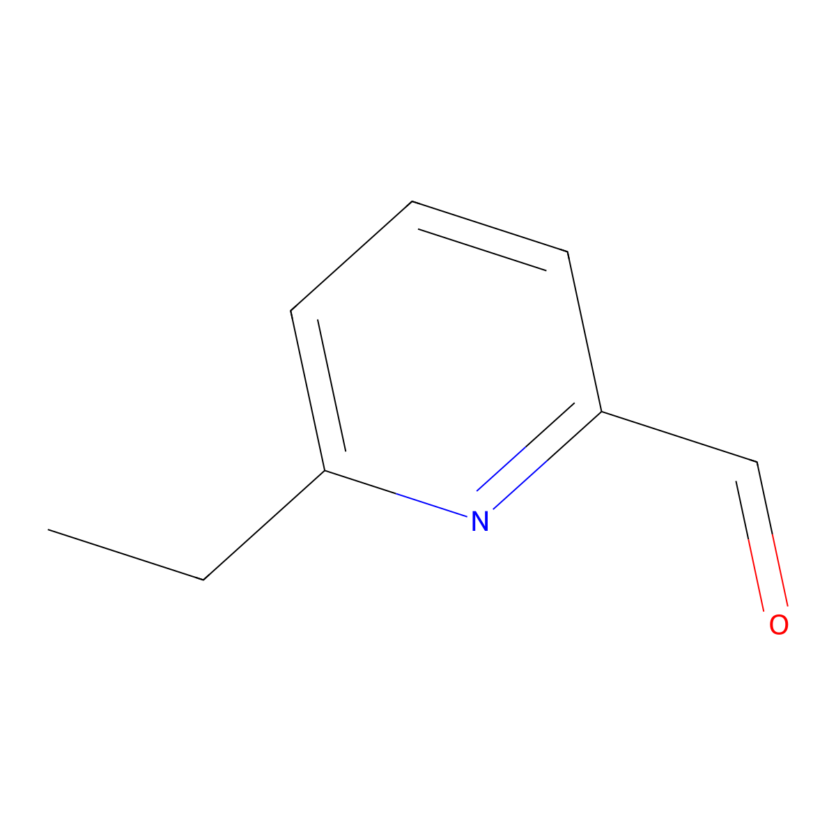 6-Ethylpyridine-2-carbaldehyde molecular structure, CAS 153646-82-3