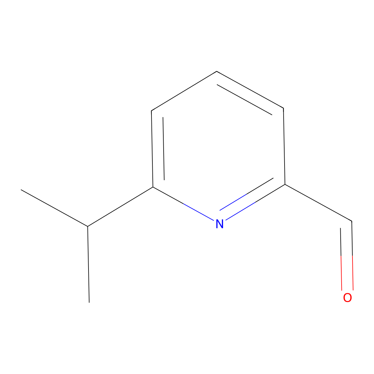 6-Isopropylpicolinaldehyde molecular structure, CAS 153646-83-4