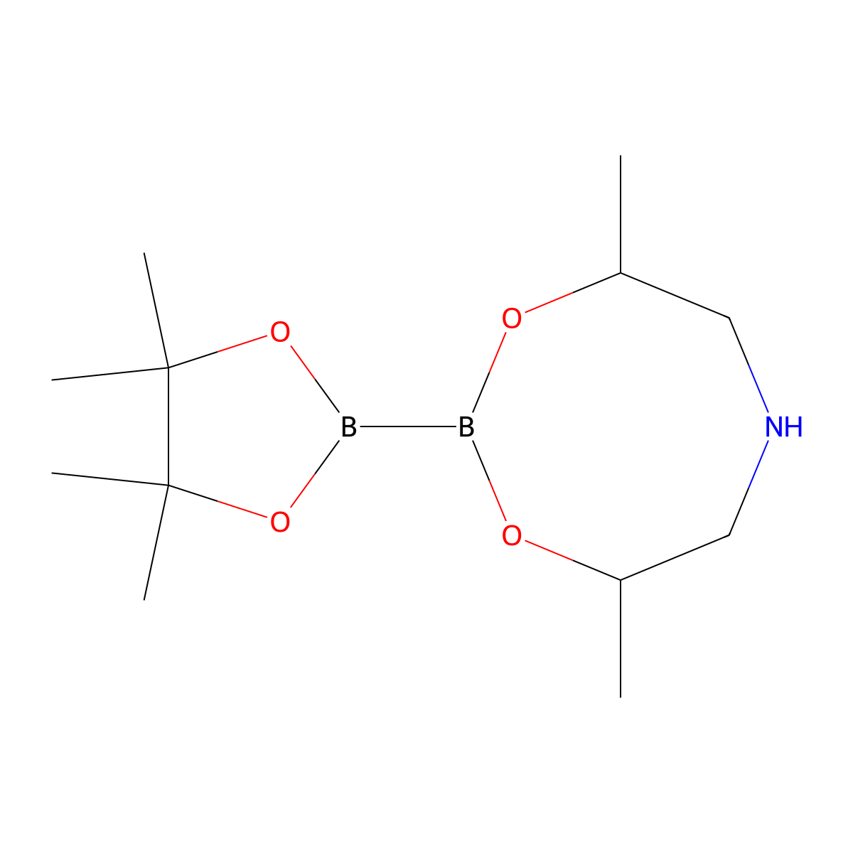 4,8-Dimethyl-2-(tetramethyl-1,3,2-dioxaborolan-2-yl)-1,3,6,2-dioxazaborocane molecular structure, CAS 1536530-95-6