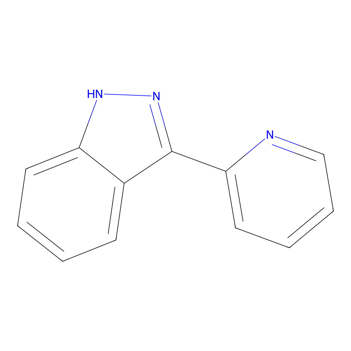 3-(Pyridin-2-YL)-1H-indazole molecular structure, CAS 1536559-49-5