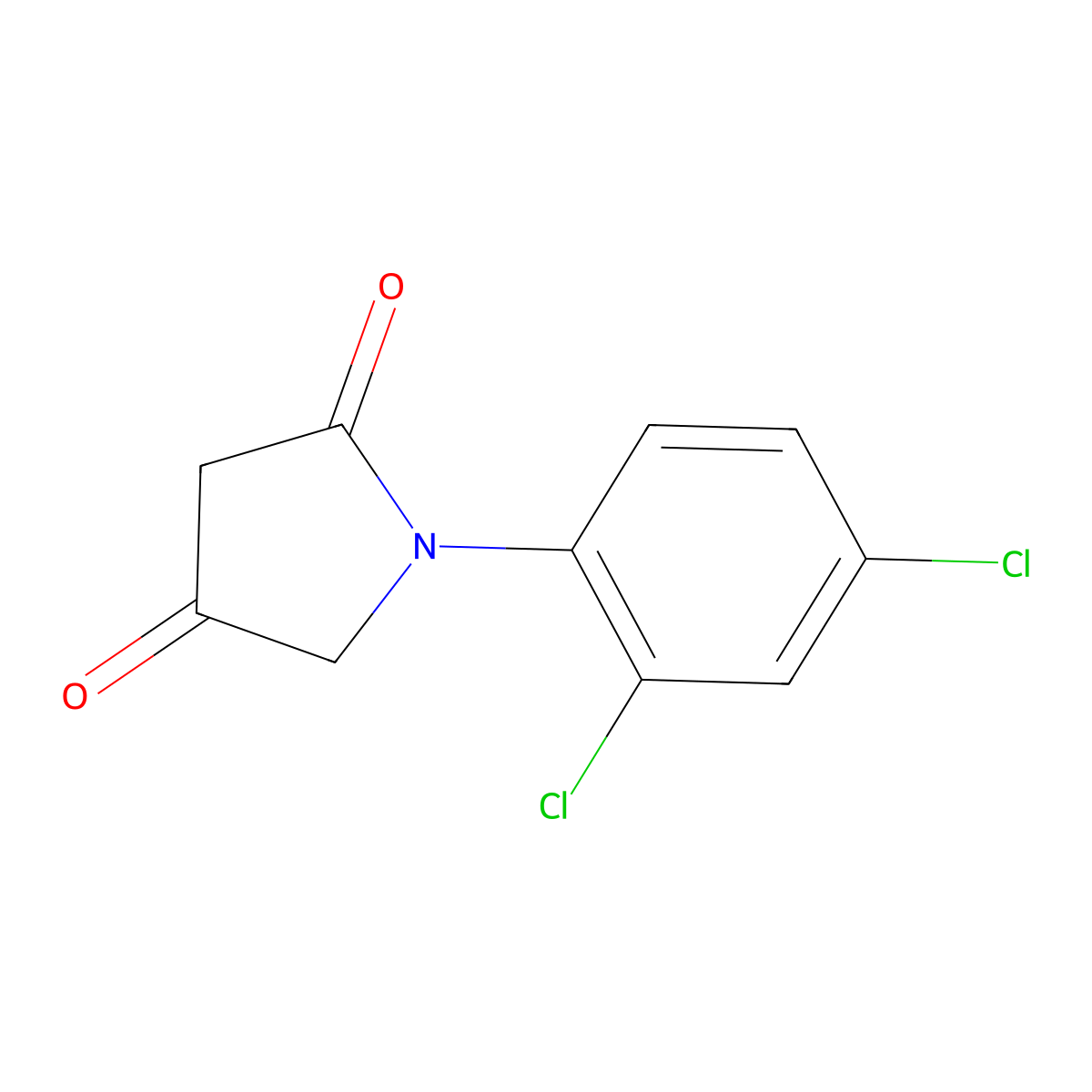 1-(2,4-Dichlorophenyl)pyrrolidine-2,4-dione molecular structure, CAS 1536808-84-0