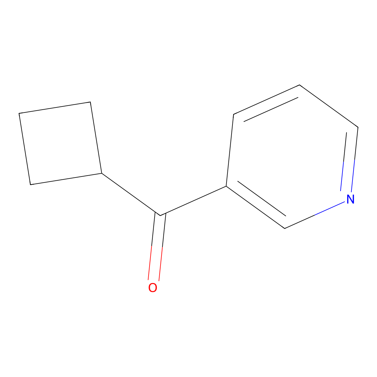 3-Cyclobutanecarbonylpyridine molecular structure, CAS 1536861-98-9