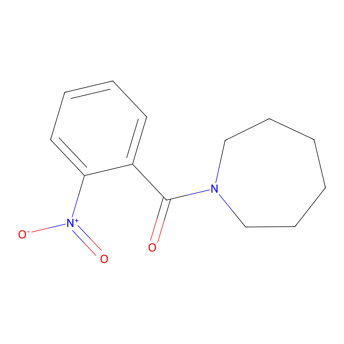 1-(2-Nitrobenzoyl)azepane molecular structure, CAS 153688-70-1