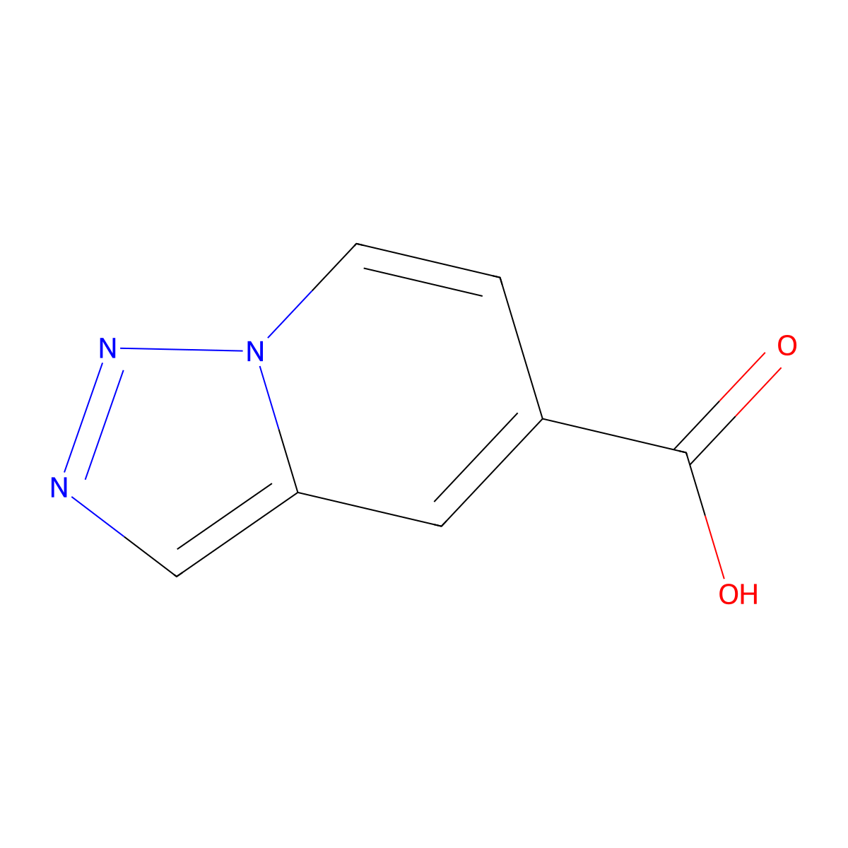 [1,2,3]Triazolo[1,5-a]pyridine-5-carboxylic acid molecular structure, CAS 1536980-41-2