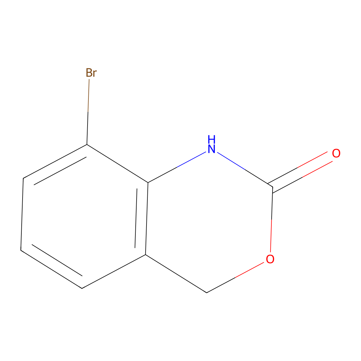 8-Bromo-1H-benzo[d][1,3]oxazin-2(4H)-one molecular structure, CAS 1537154-77-0