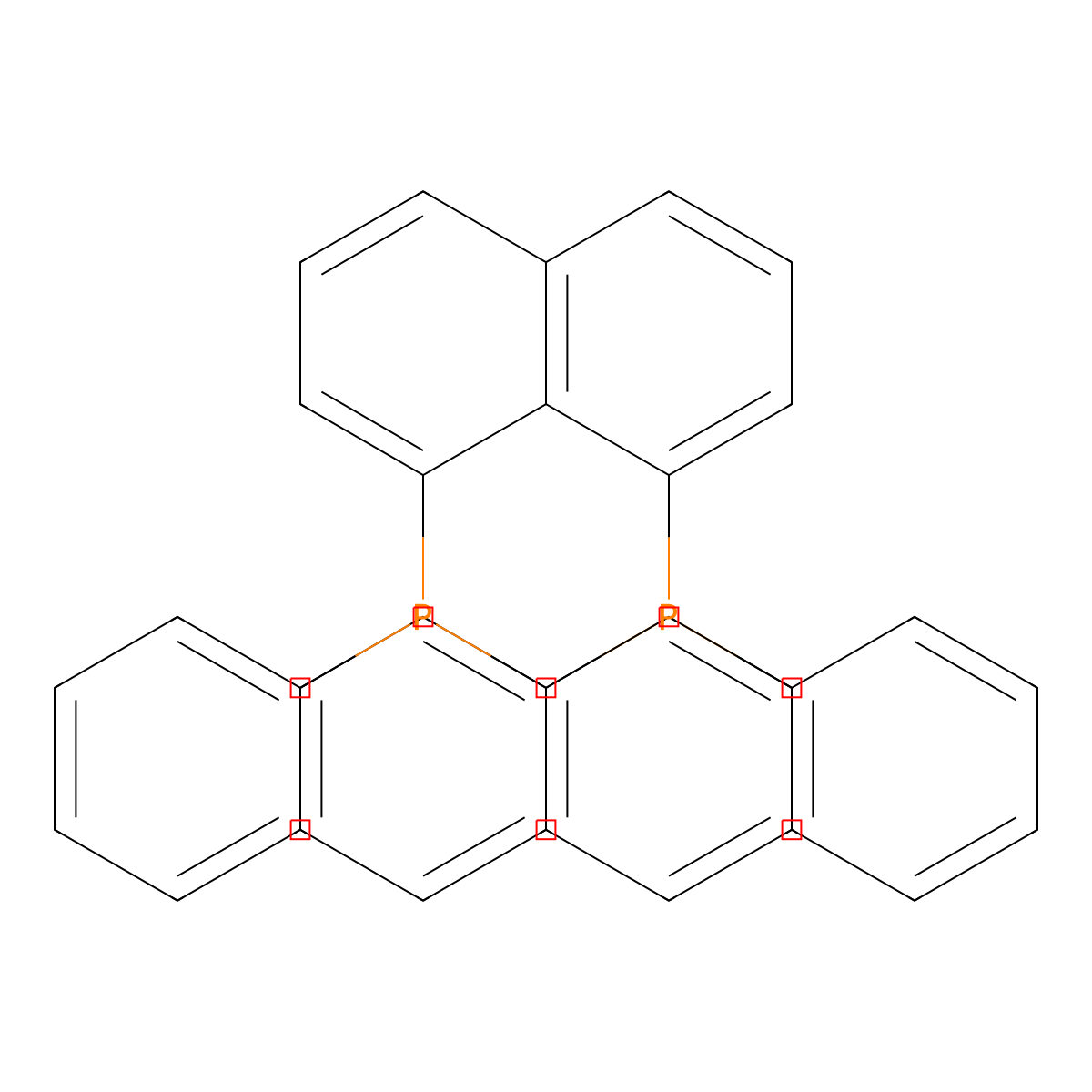 1,8-(Diphenylphosphino)naphthalene molecular structure, CAS 153725-04-3