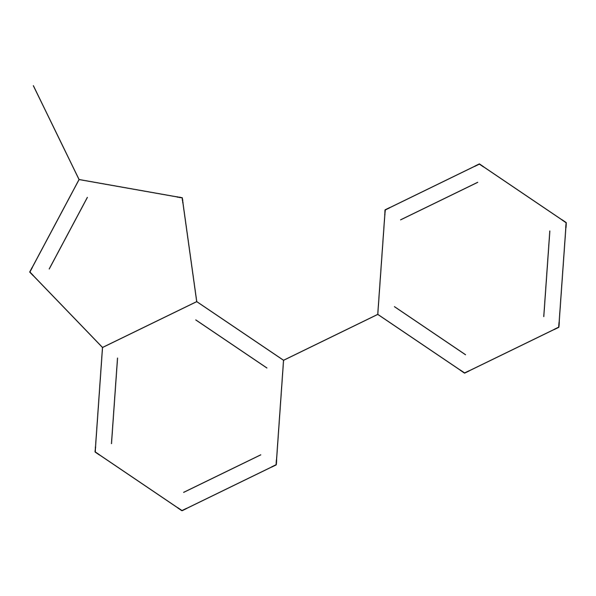 2-Methyl-7-phenylindene molecular structure, CAS 153733-75-6