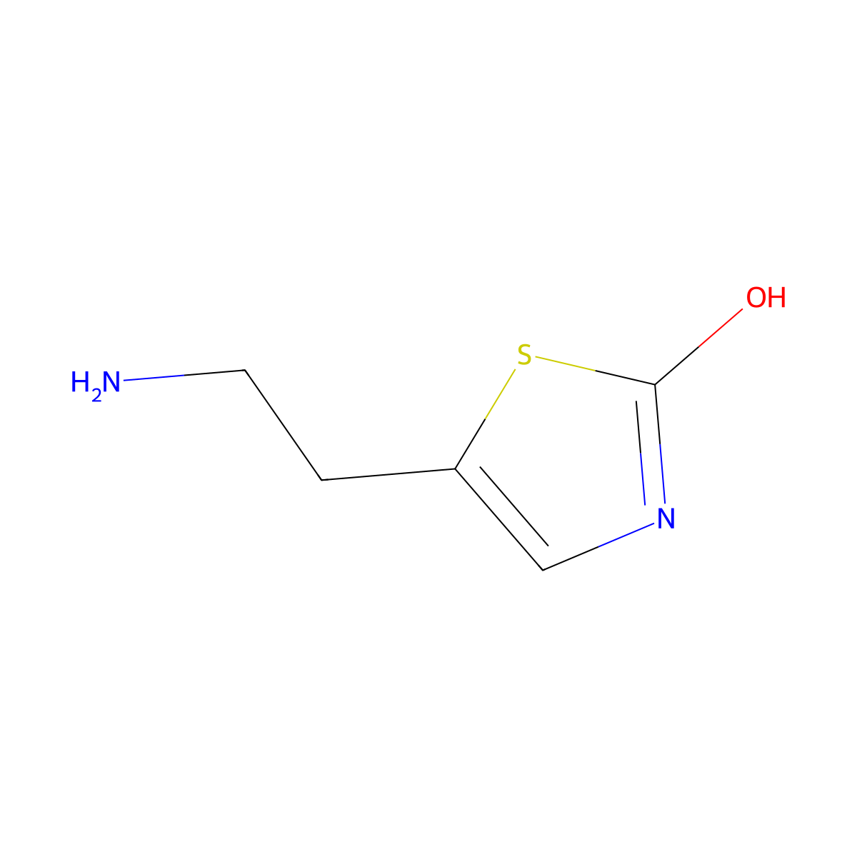 5-(2-Aminoethyl)thiazol-2-ol molecular structure, CAS 1537344-70-9