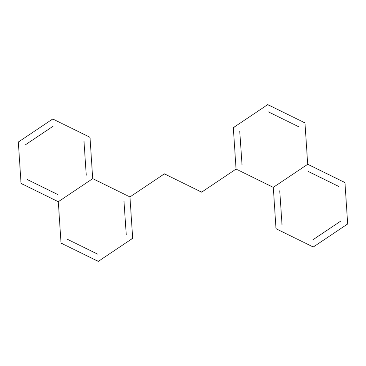 1,2-Di(alpha-naphthyl)ethane molecular structure, CAS 15374-45-5