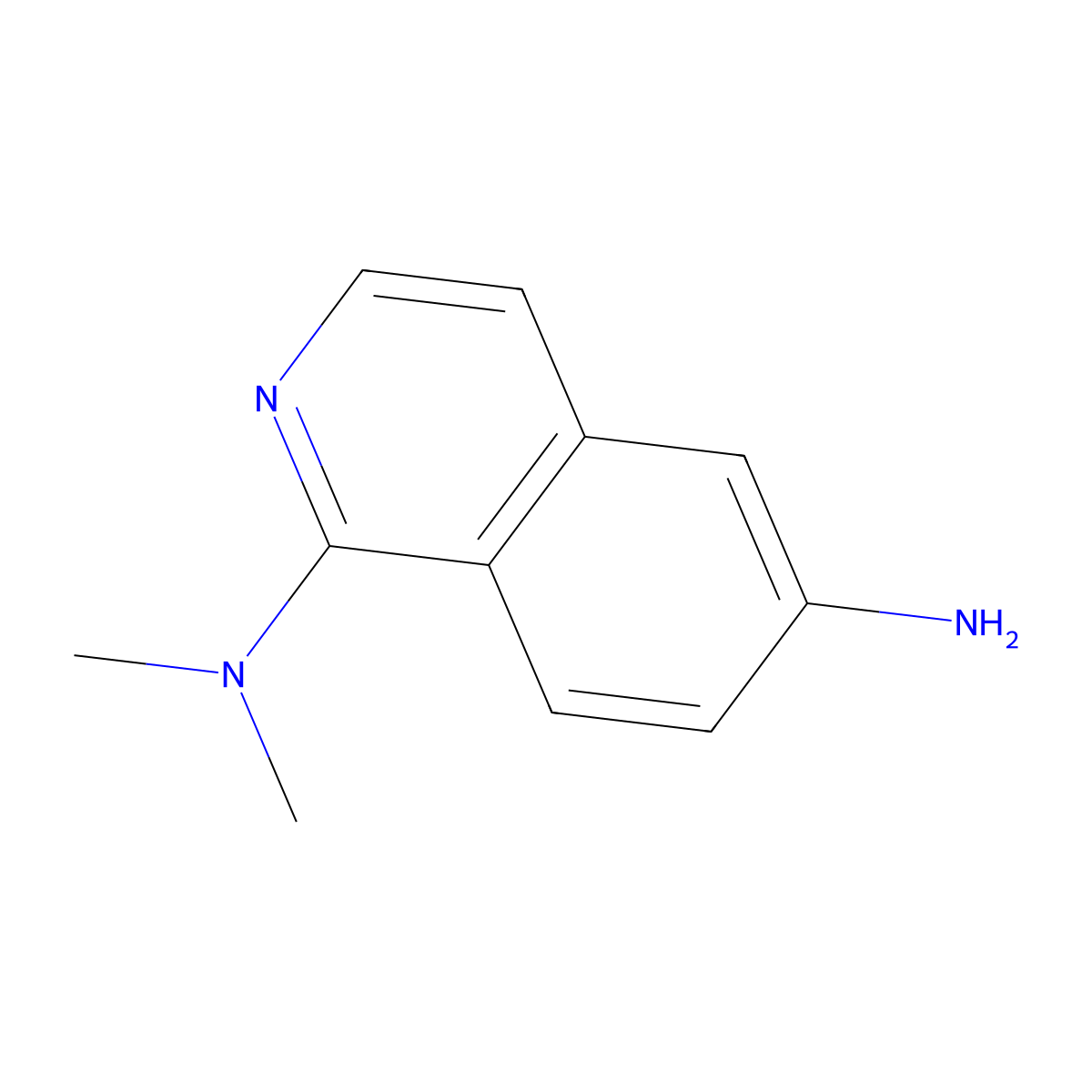 N1,N1-dimethylisoquinoline-1,6-diamine molecular structure, CAS 1537451-12-9