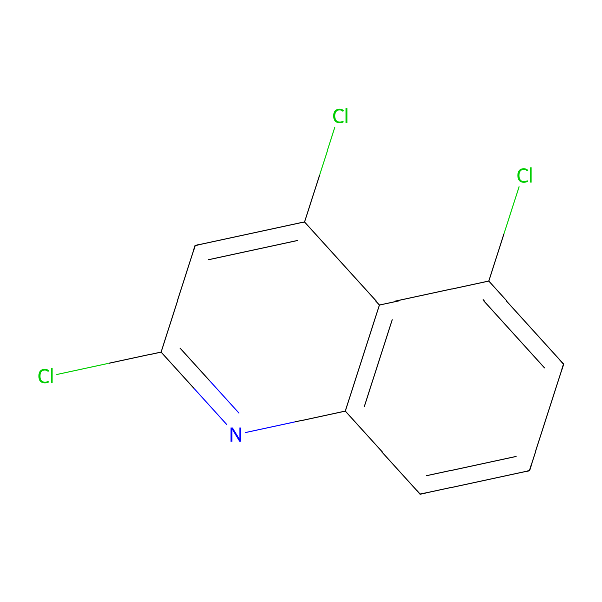 2,4,5-Trichloroquinoline molecular structure, CAS 153749-72-5