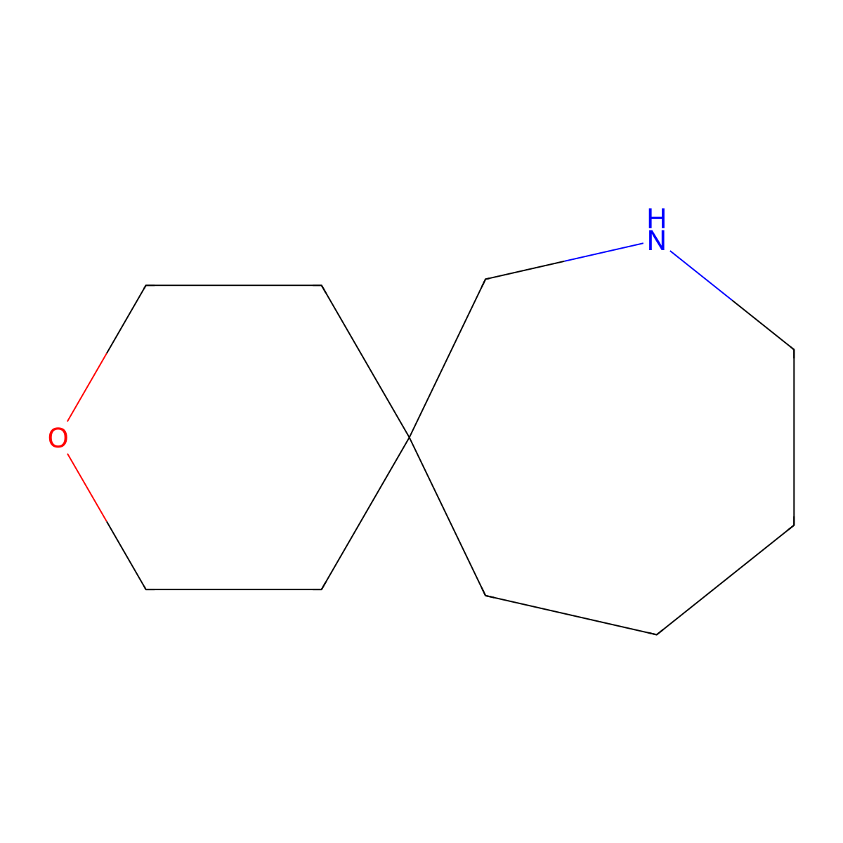 3-Oxa-8-azaspiro[5.6]dodecane molecular structure, CAS 1537495-66-1