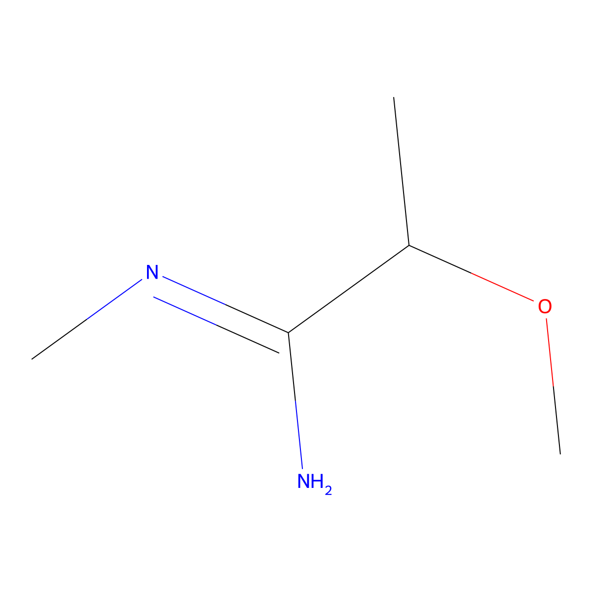 2-methoxy-N-methylpropanimidamide molecular structure, CAS 1537536-35-8