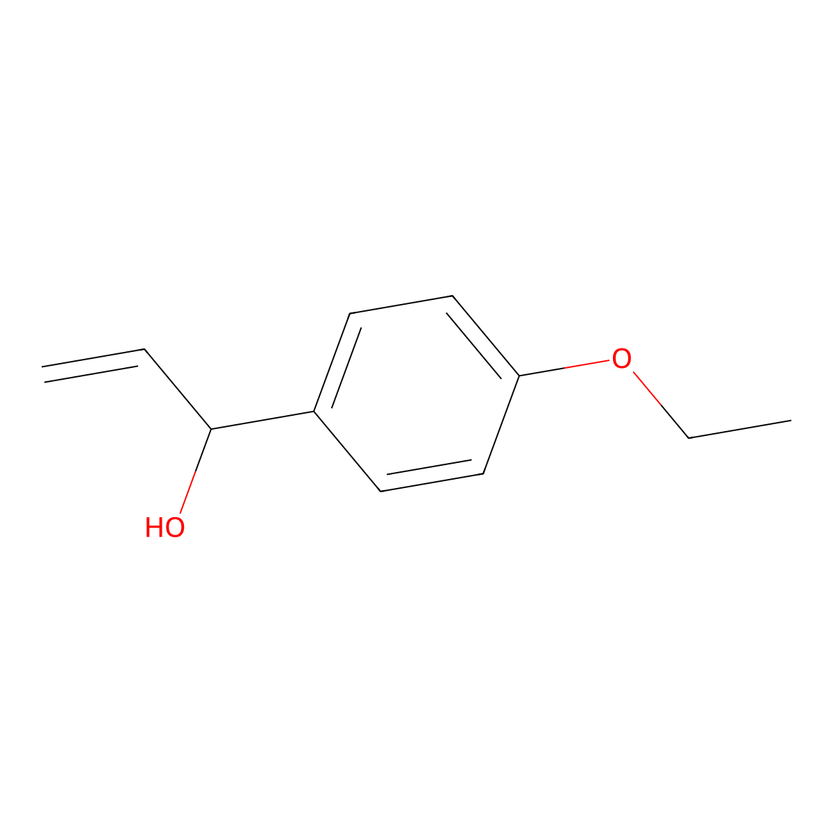 1-(4-Ethoxyphenyl)prop-2-en-1-ol molecular structure, CAS 1537570-29-8